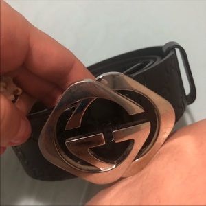 Men Authentic Gucci belt